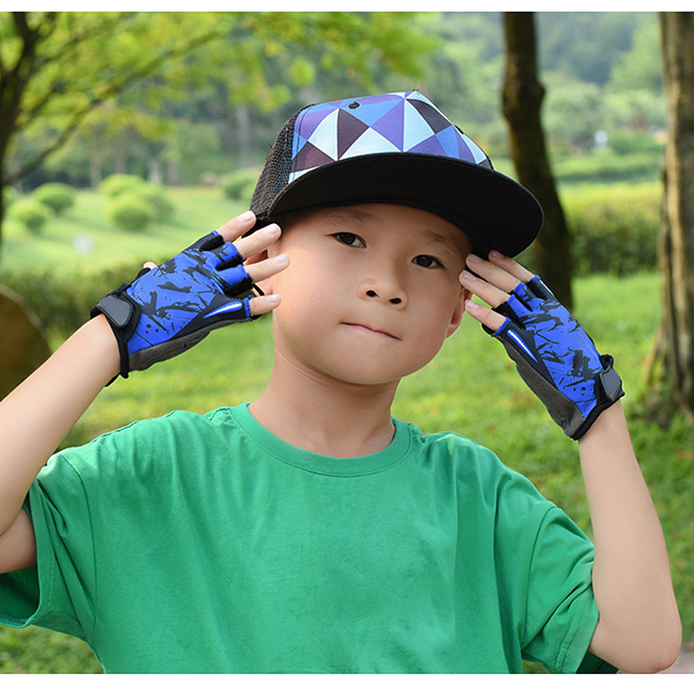 Racing Gloves Half Finger Desi - Fishing Gloves ulasan dan harga